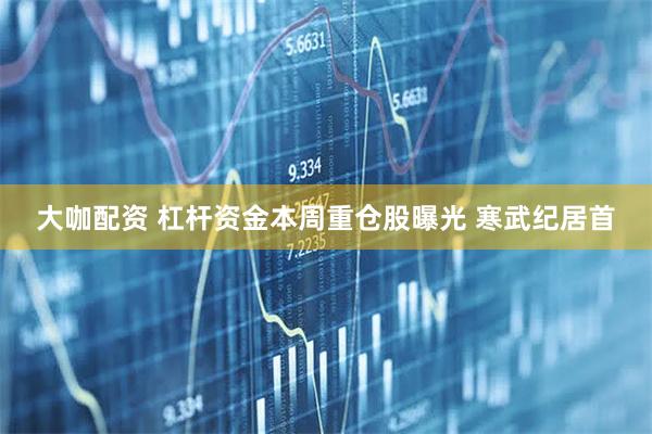 大咖配资 杠杆资金本周重仓股曝光 寒武纪居首