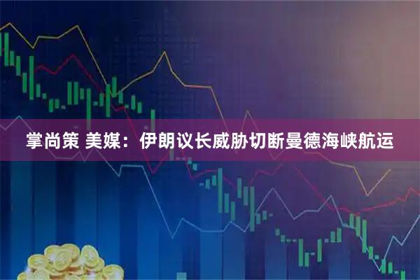 掌尚策 美媒：伊朗议长威胁切断曼德海峡航运